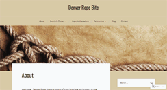 Desktop Screenshot of denverropebite.com